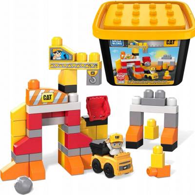 MEGA Bloks CAT kvadratickú stavbu 60 ks