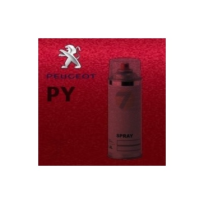 PEUGEOT PY ROUGE RUBI metalická barva Sprej 400ml