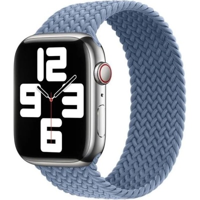 Apple Оригинална текстилна каишка за Apple Watch 38мм, 40мм, 41мм, 42мм (2024) - Apple Solo Loop Braided Band Size 8 Slate Blue
