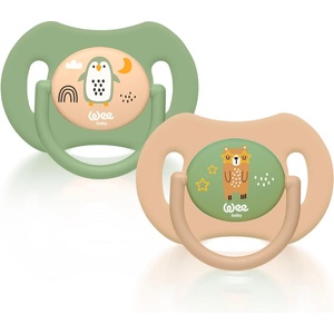 Wee Baby Ортодонтската залъгалка Wee Baby - Duo, 6-18 м, 2 броя (369) - ozone