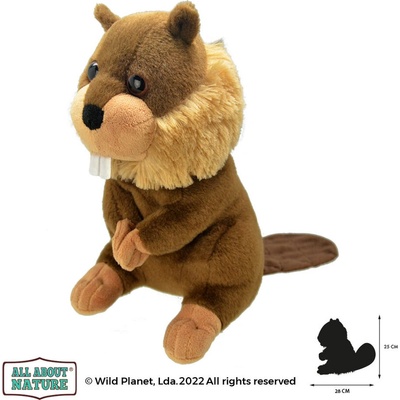 Wild Planet Плюшена играчка, Бобър 28см Wild Planet (K8567)