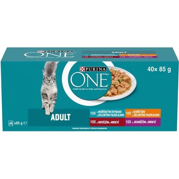 Purina One Adult mini filetky v šťave 40 x 85 g