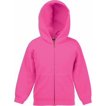 Fruit of the Loom mikina Classic Kids Jackets fuchsia