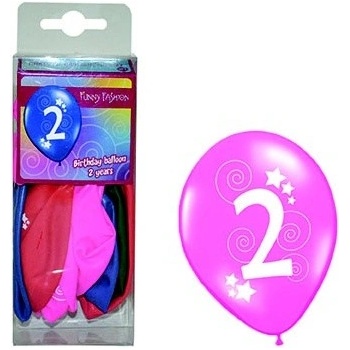 Balónky s číslem 2 barevné