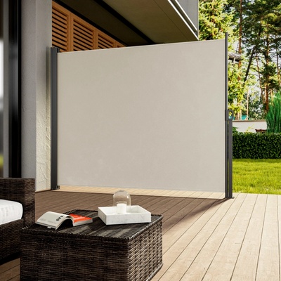 FurniGO Boční markýza Nosara 160x300 cm krémová