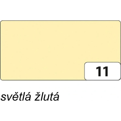 Folia Bringmann Barevný papír 130g 1 list A4 Světle žlutá