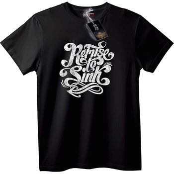 NOONEBRAND Тениска 'Отказвам да Потъна' - 2XL, Black