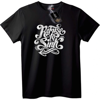 NOONEBRAND Тениска 'Отказвам да Потъна' - 2XL, Black