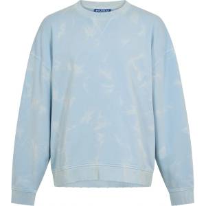 HUGO BOSS Риза с къс ръкав Hugo Men's Nustroyos Short Sleeve Crew Sweatshirt - Open Blue