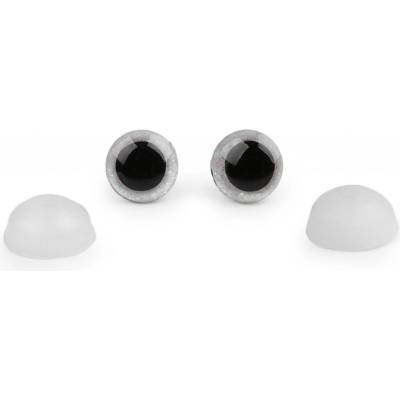 Bezpečnostní očka třpytivá krémová 12mm