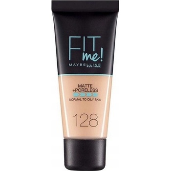 Maybelline Fit Me! Matte + Poreless matující make-up 128 Warm Nude 30 ml