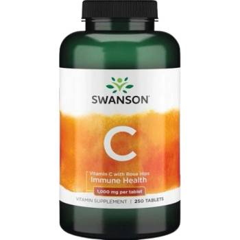 Swanson Vitamin C with Rose Hips 1000 mg [250 Таблетки]
