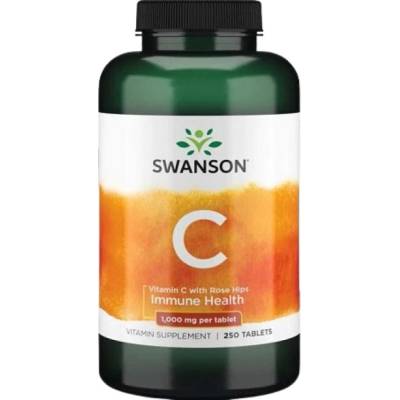Swanson Vitamin C with Rose Hips 1000 mg [250 Таблетки]