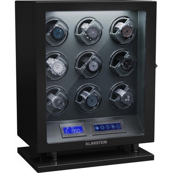 Image 1 of Klarstein Verdon 9, механизъм за навиване на часовници, за 9 часовника, 3 режима, 5 скорости, LED, дистанционно управление (WW4-VerUhr-9) (WW4-VerUhr-9)