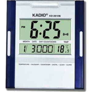 KADIO Голям настолен стенен цифров часовник kadio kd-3810n Будилник