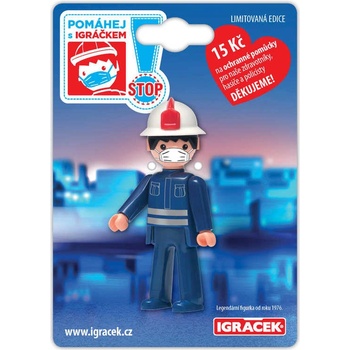 Efko Pomáhej s igráčkem Hasič