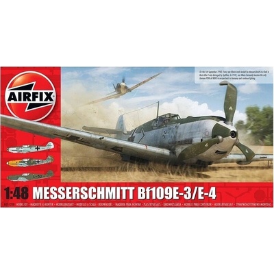 Model Airfix Messerschmitt Bf109E-3/E-4 v měřítku 1:48