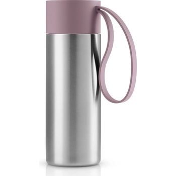 Eva Solo Чаша за пътуване TO GO 350 мл, с розов капак, неръждаема стомана, Eva Solo (ES567469)