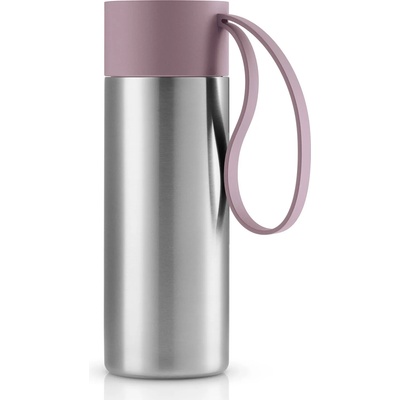 Eva Solo Чаша за пътуване TO GO 350 мл, с розов капак, неръждаема стомана, Eva Solo (ES567469)