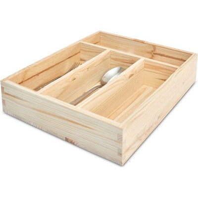 ČistéDřevo Organizér na příbory 25 x 31 x 7 cm