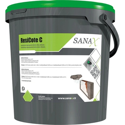 Sanax ResiCote C | Silan/siloxanový hydrofobní krém na betonové konstrukce a zdivo | 5 l
