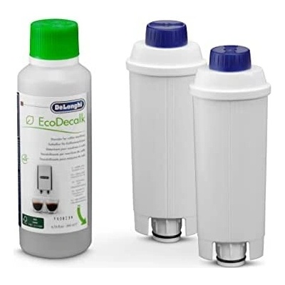 DeLonghi DLSC322 sada 1x odvápňovač EcoDecalk 200 ml 2x vodní filtr