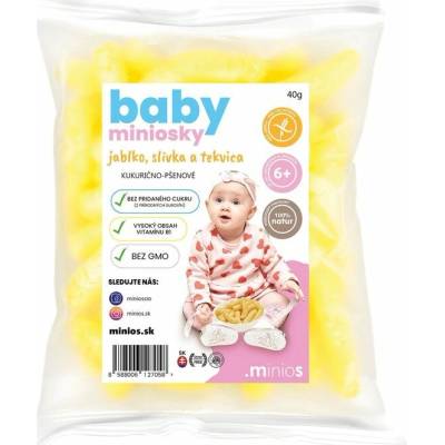 MinioS Miniosky Baby kukurično jahlové chrumky 40 g