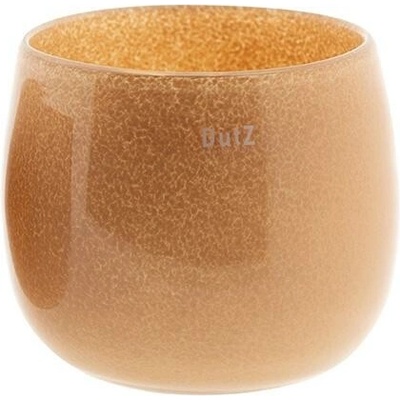 Skleněný květináč DutZ Pot, výška 18 cm, průměr 20 cm, barva lososová
