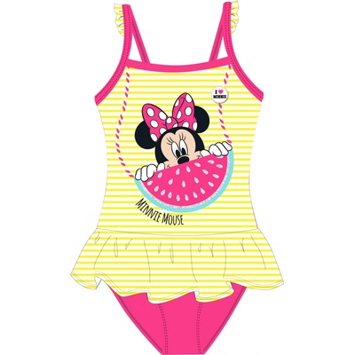 Minnie Mouse licence Dívčí plavky žlutá