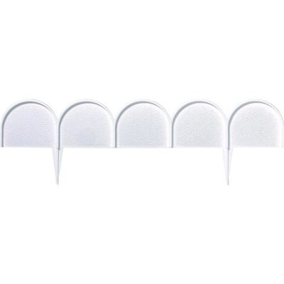 IKRA GARDEN LINE OBRUBA ZATĹKACIA BIELA 10mxh9CM