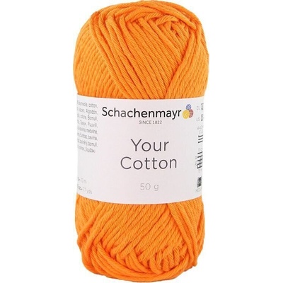 Schachenmayr Your Cotton 00023 Tangarine Плетива прежда (9807019-00023)