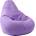 Pufrelax Калъф за пуф круша, 220л. , Nirvana Hobbit - Panama Violet, (Не съдържа пълнеж), водоустойчив