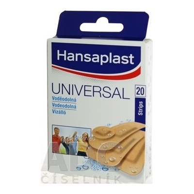 BEIERSDORF AG Hansaplast Universal Water resistant 20 ks