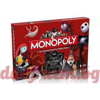 Image 1 of Winning Moves Настолна игра Монополи Кошмарът преди Коледа, Monopoly The Nightmare Before Christmas (WM25881)