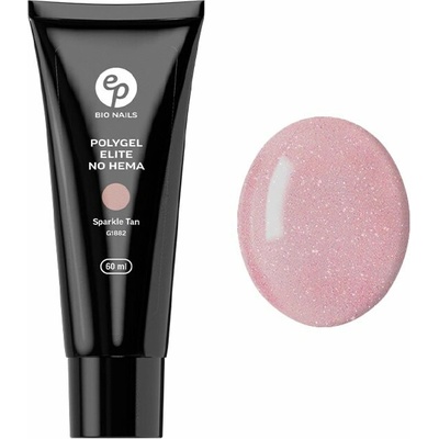 Bio Nails polygél No Hema v tube Elite sparkle tan 60 ml