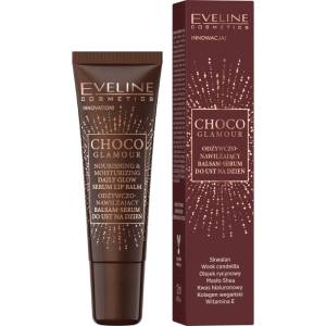Eveline Choco Glamour Nourishing Moisrurizing Serum Lip Balm Балсам за устни 12ml