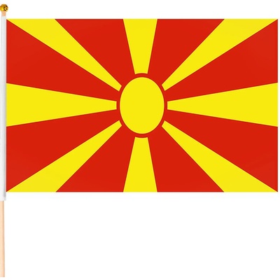 Severné Macedónsko vlajka malá