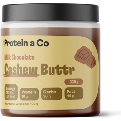 Protein&Co Kešu krém s mléčnou čokoládou 330 g