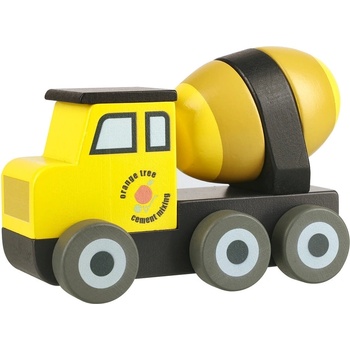 Orange Tree Toys Дървена играчка Orange Tree Toys - Камион бетоновоз, жълт (OTT07560)