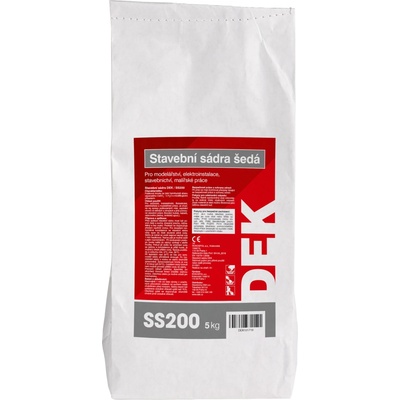 Sádra stavební DEK šedá, 5 kg