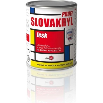 Slovlak Profi Lesk 0,75 kg bílá