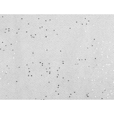 Tyl tuhý s glitry Varianta: 1 stříbrná, Balení: 1 m