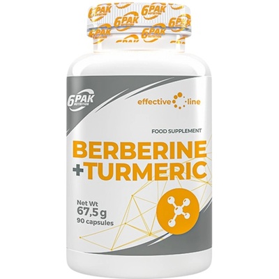 6PAK Nutrition Berberine + Turmeric [90 капсули]
