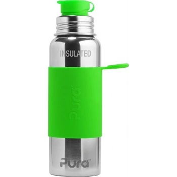 Pura Termo fľaša so športovým uzáverom zelená 650 ml