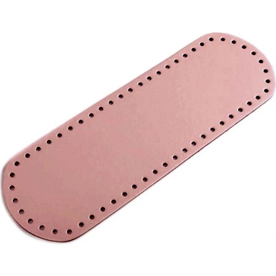 Dno na kabelku z eko kůže 10 x 30 cm starorůžová