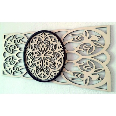 Drevený obraz mandala na stenu - HAMONY 4390 PR0313-C