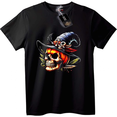 NOONEBRAND Тениска Пиратски Skull - 2XL, White