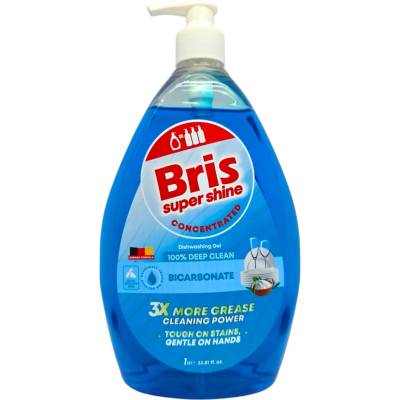 BRIS препарат за миене на съдове, 1000мл, Bicarbonate
