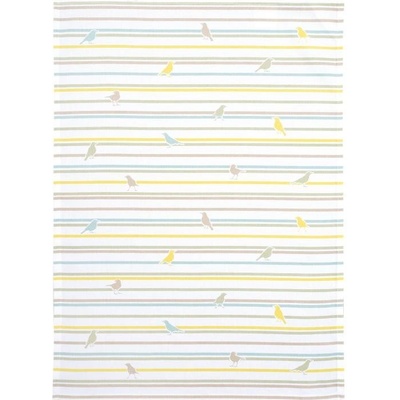 SCANquilt DEKORO ptáčci 50 x 70 cm bílozelená