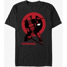 Marvel tričko Samurai Deadpool Černé